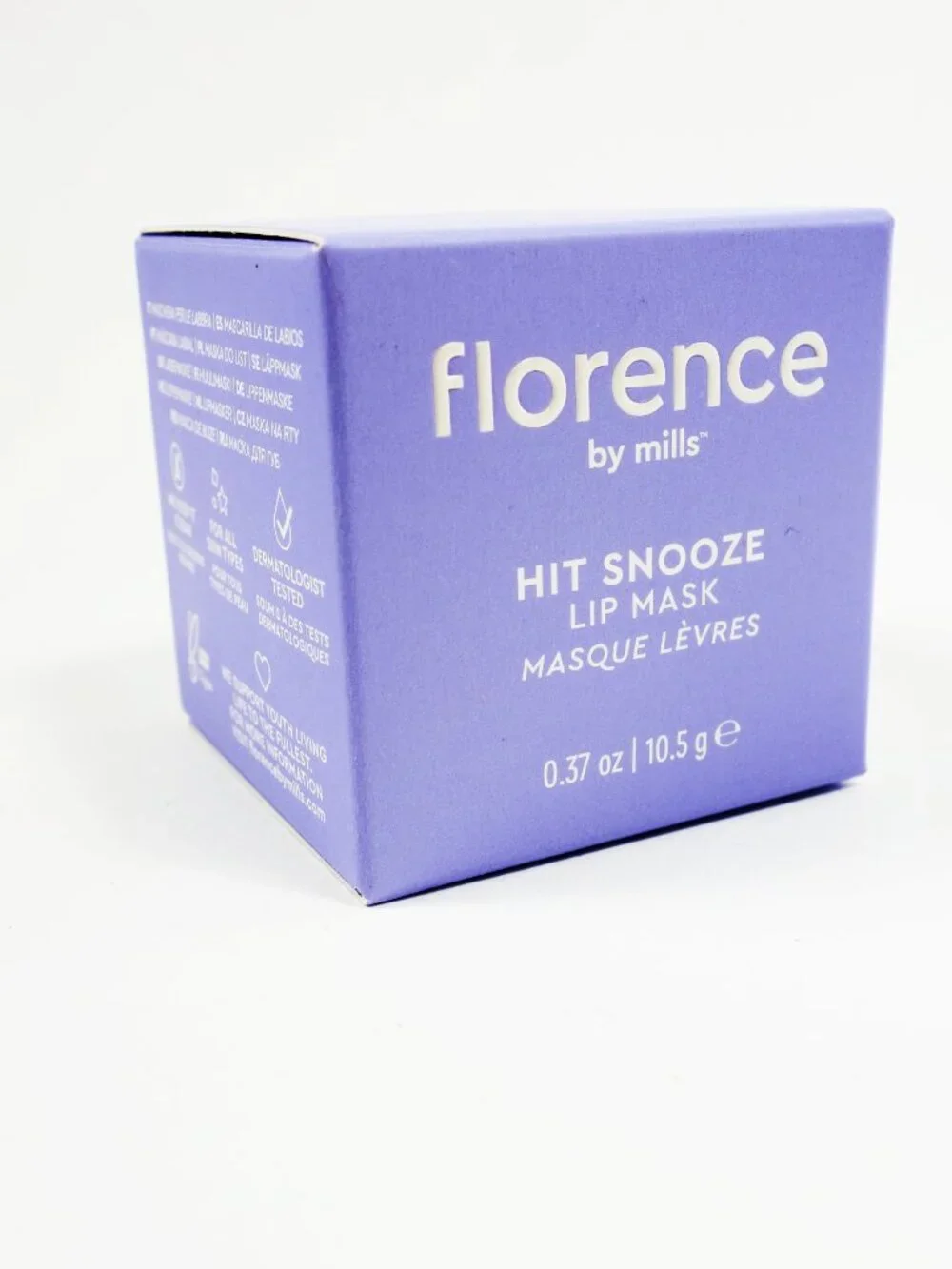 NEW! FLORENCE BY MILLS and ELF LIP MASK HIT SNOOZE Bundle 10.5+4.4g